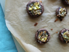 Vegetarian Stuffed Mushrooms